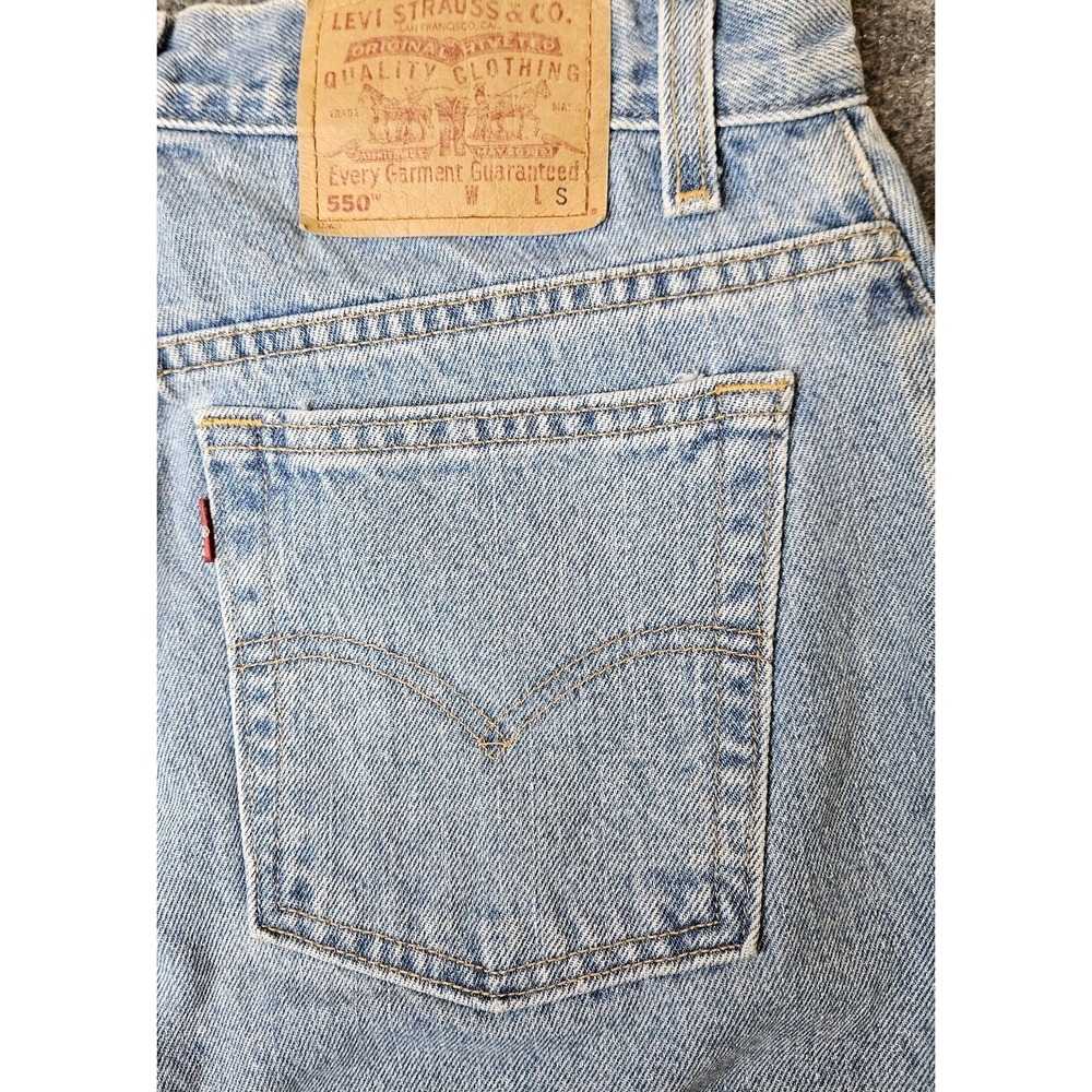 Vintage Levi's Women's 550 Jeans Size 12 Y2k High Rise Relaxed Fit Tapered Leg